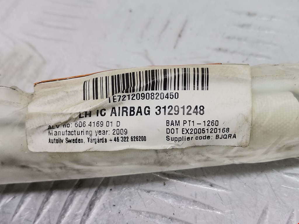 Подушка безопасности боковая (шторка) VOLVO V70 III 2007-2016