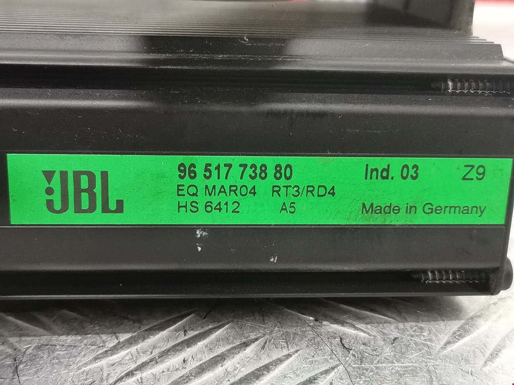 Усилитель акустической системы PEUGEOT 607 2000-2010