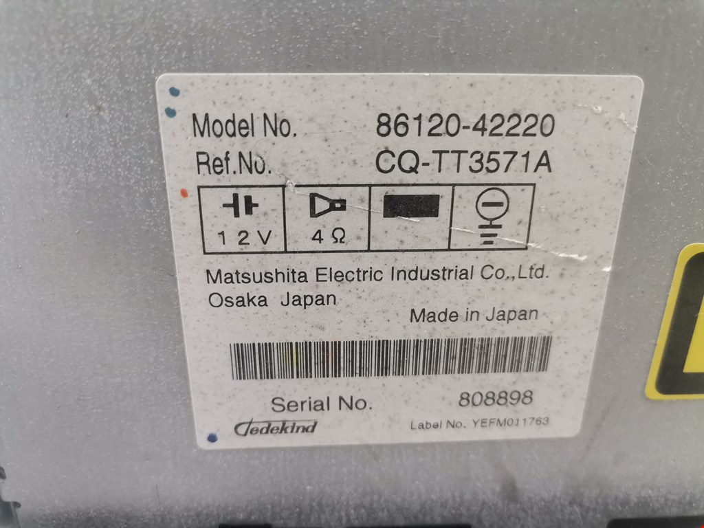 Магнитола TOYOTA RAV 4 XA30 2006-2012