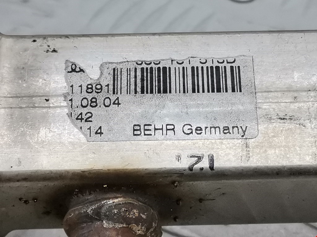 Радиатор системы ЕГР AUDI A4 B6 2001-2005