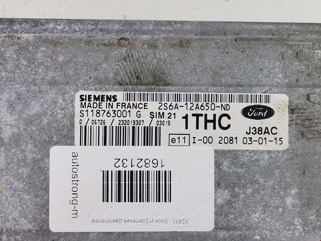 Блок управления двигателя (ЭБУ) FORD Fiesta 2001-2008