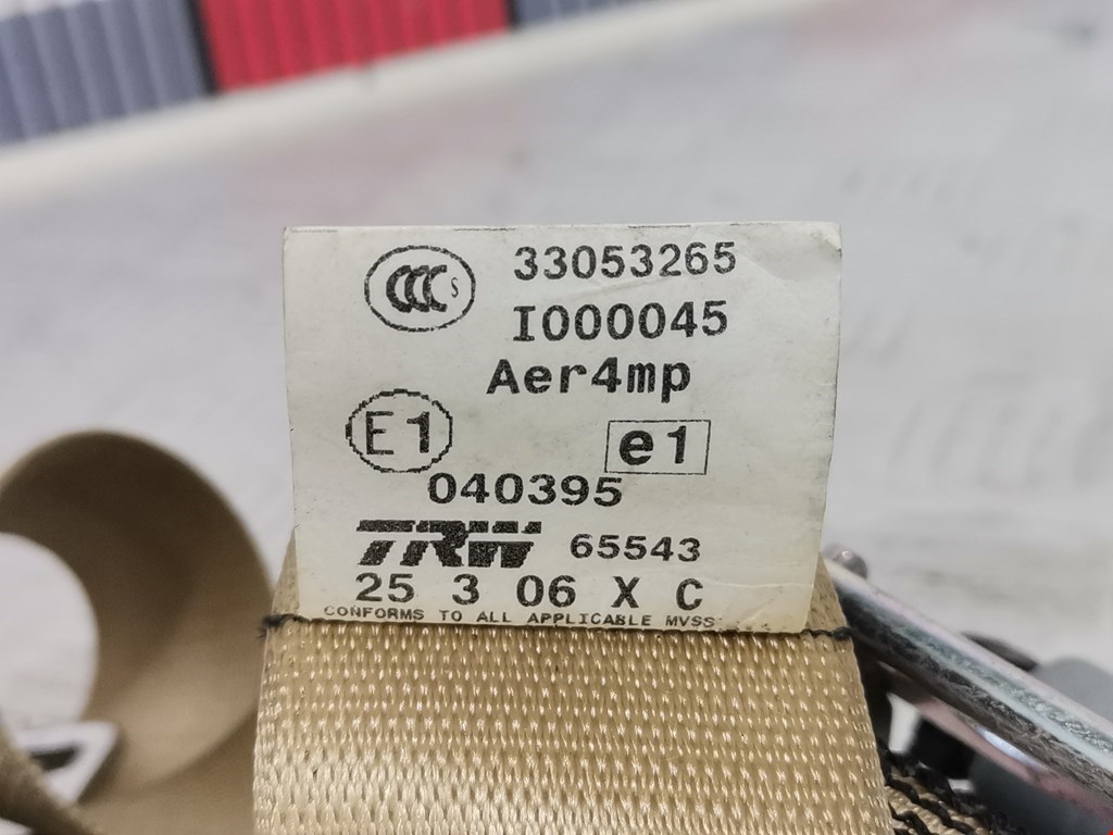 Ремень безопасности задний правый BMW 7er 7 серия E65/E66 2001-2008