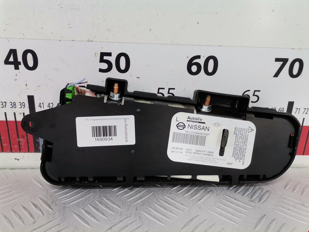 Подушка безопасности боковая (в сиденье) NISSAN Qashqai J10 2006-2013