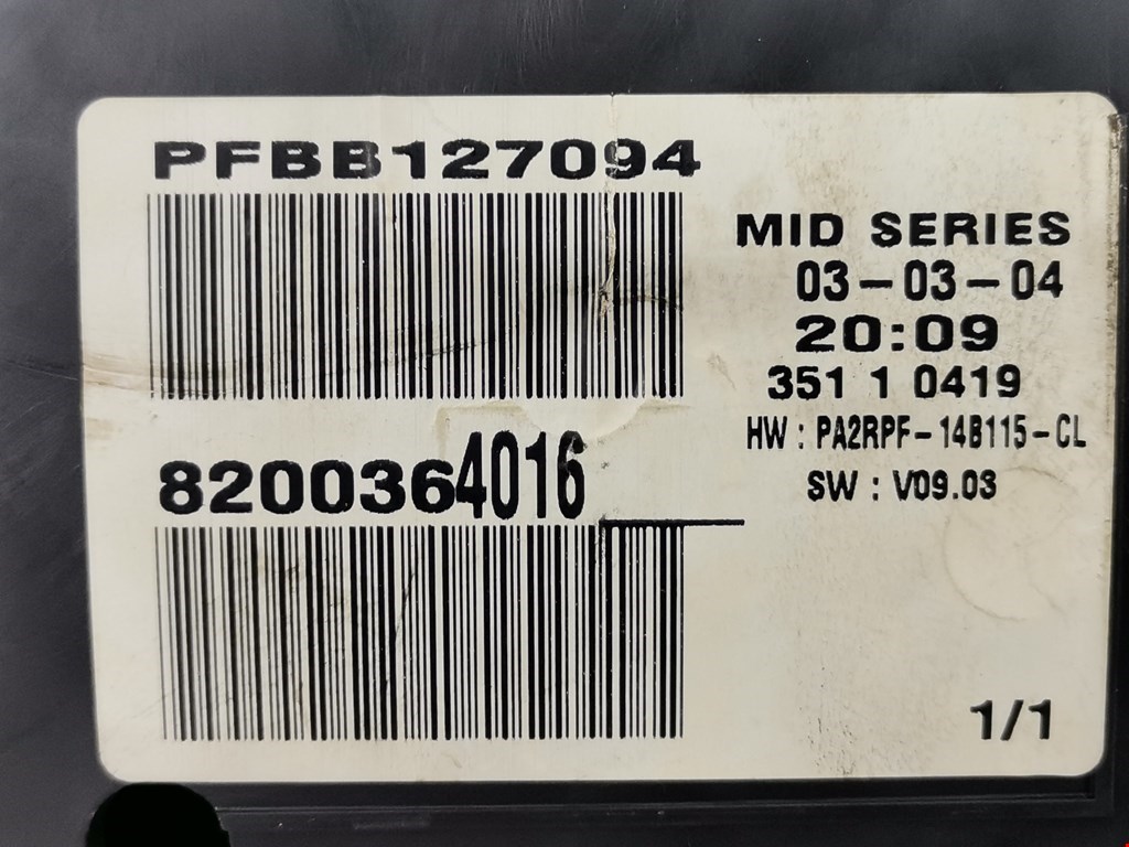 Панель приборов (щиток) RENAULT Megane II 2002-2009