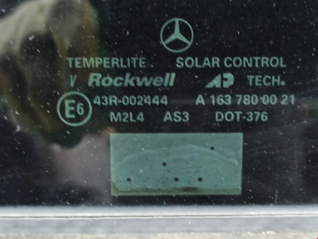 Люк в сборе электрический MERCEDES-BENZ M-Class W163 ML 1997-2005