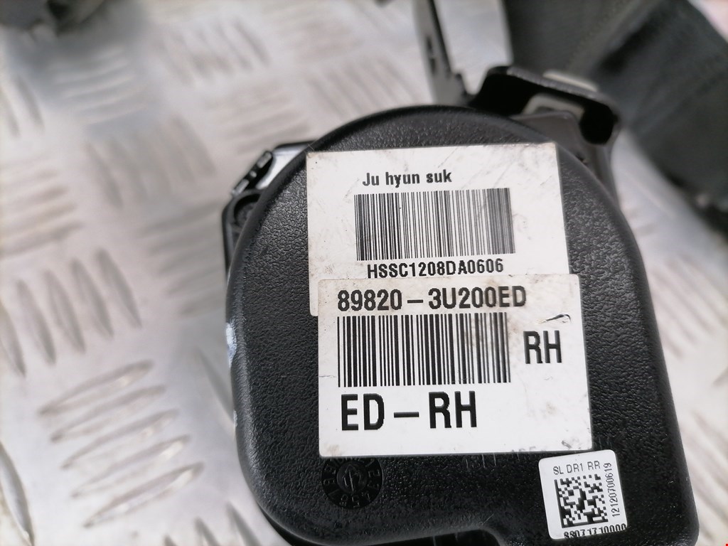 Ремень безопасности задний правый KIA Sportage III 2010-2015