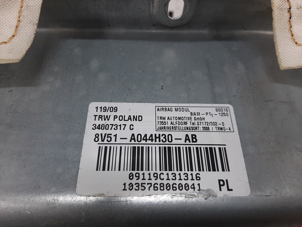 Подушка безопасности пассажирская (в торпедо) FORD Fiesta 2008-2012