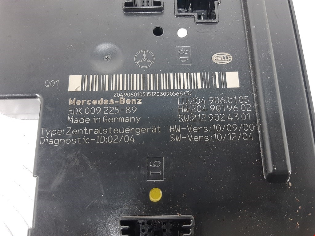 Блок комфорта MERCEDES-BENZ C-Class C-klasse W204 2007-2015