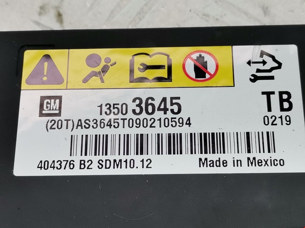 Блок управления AIR BAG OPEL Insignia 2008-2017