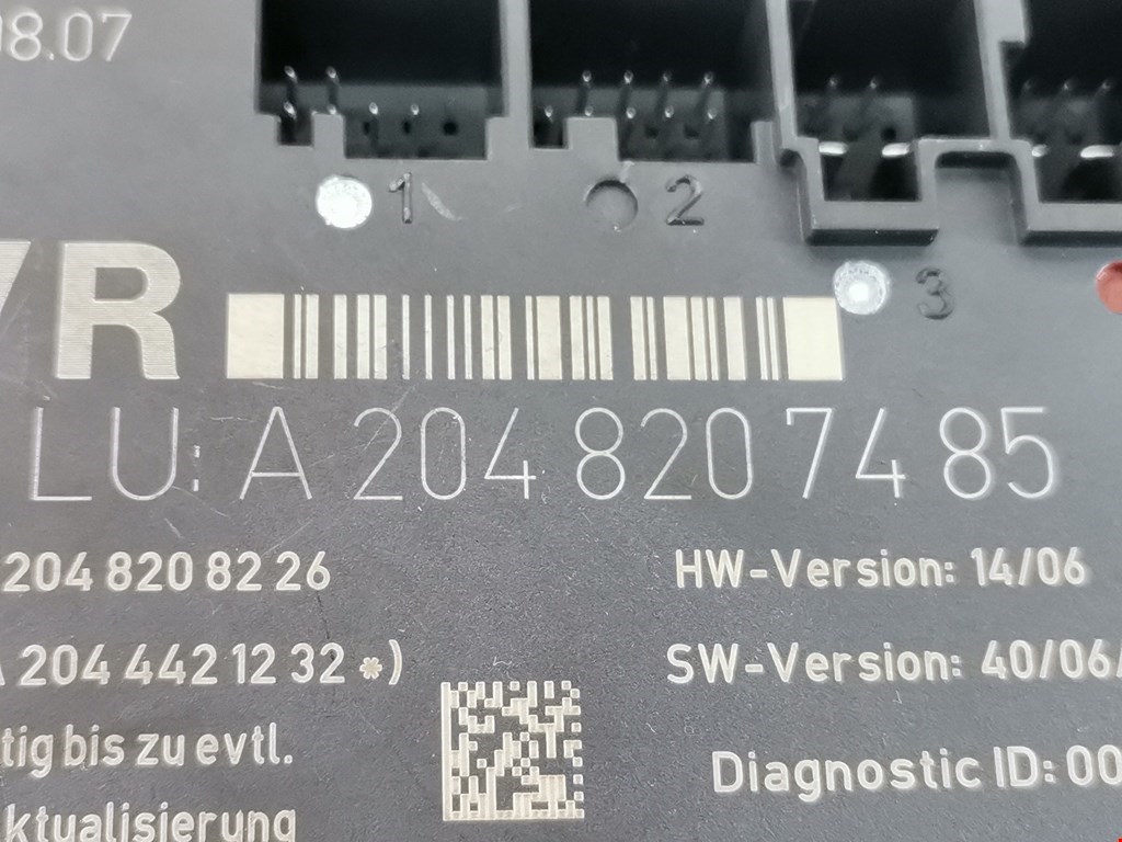 Блок комфорта MERCEDES-BENZ C-Class C-klasse W204 2007-2015