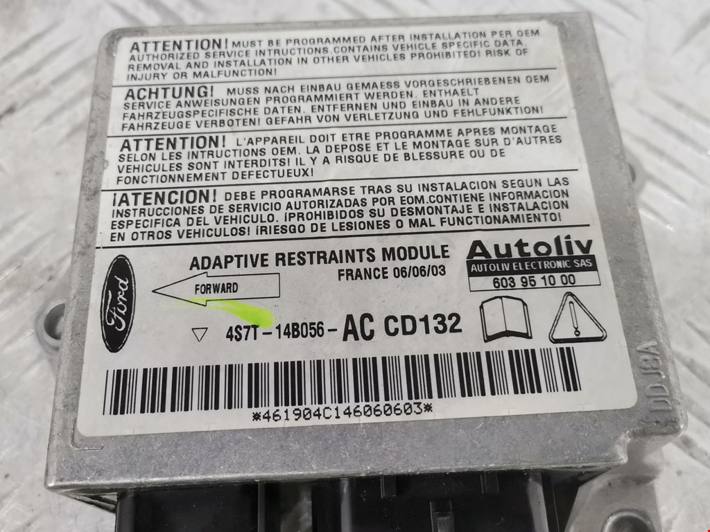 Блок управления AIR BAG FORD Mondeo III 2000-2007