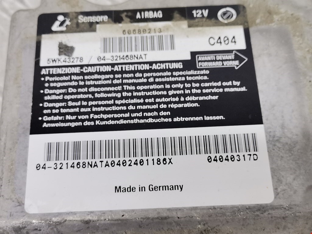 Блок управления AIR BAG ALFA ROMEO 156 1997-2007