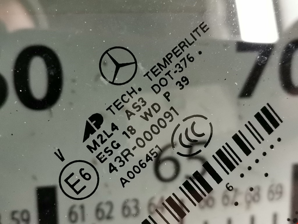 Стекло кузовное глухое левое MERCEDES-BENZ M-Class W164 ML 2005-2011