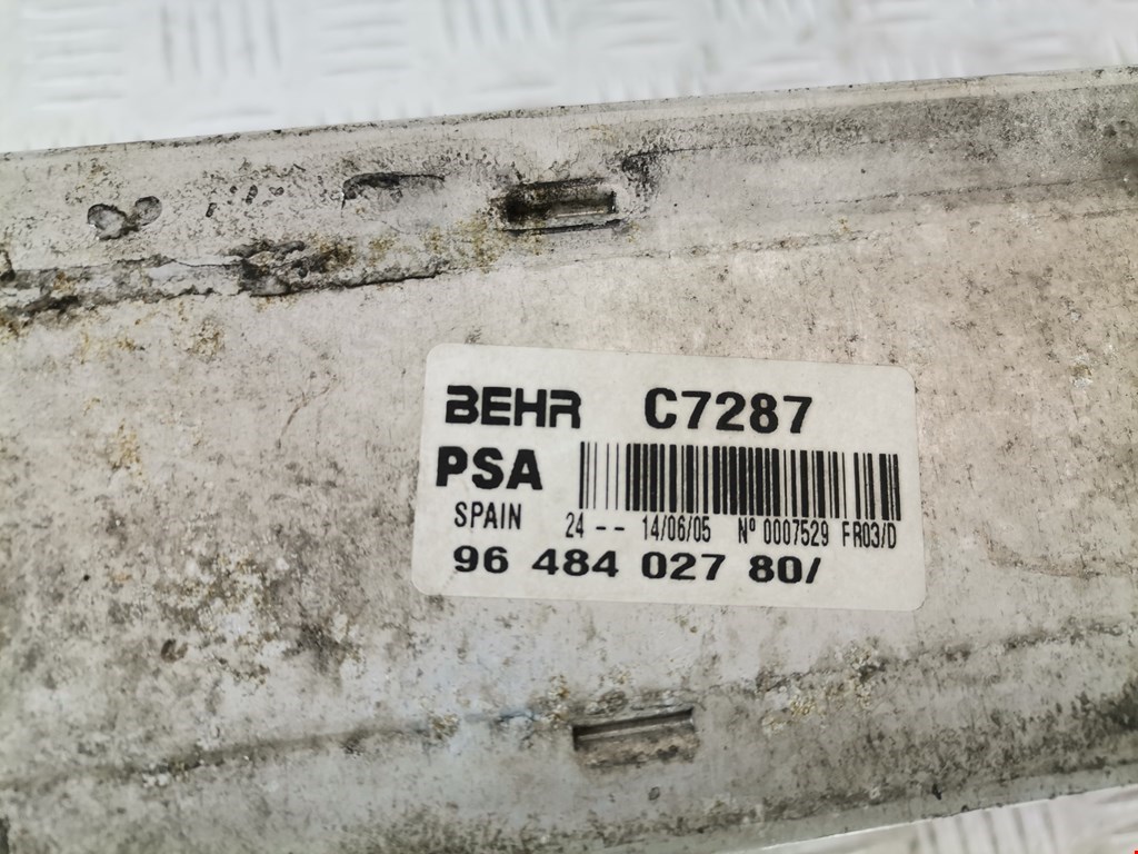 Интеркулер (радиатор интеркулера) PEUGEOT 206 1998-2012