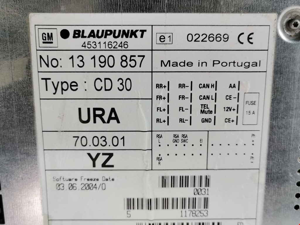 Магнитола OPEL Astra H/Family 2004-2015