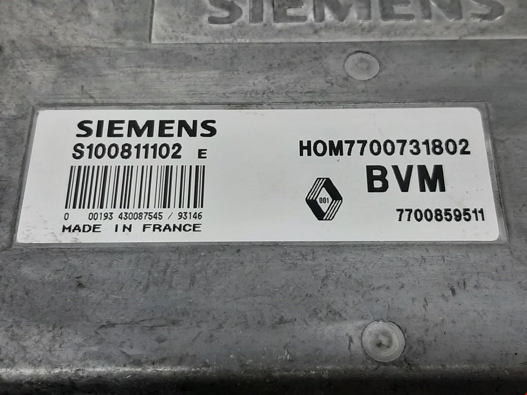 Блок управления двигателя (ЭБУ) RENAULT 19 1988-1996