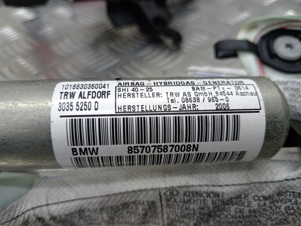 Подушка безопасности боковая (шторка) BMW 1er E81\E87 2004-2011