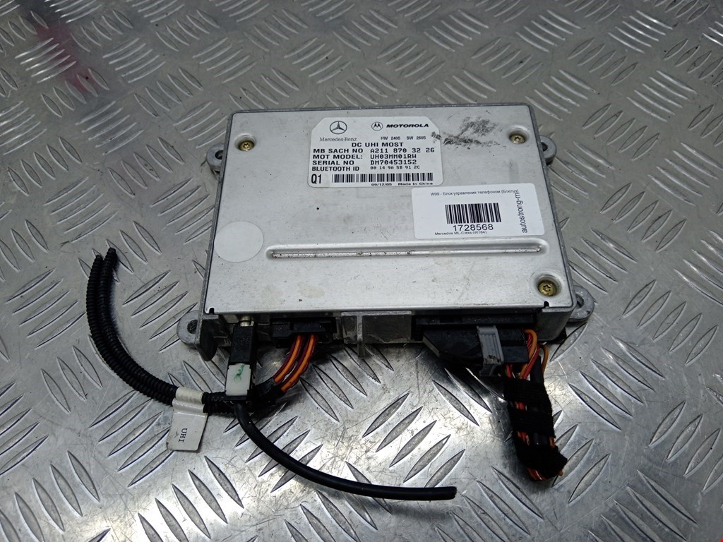 Блок управления телефоном (Блютуз Bluetooth) Mercedes ML-Class (W164) (2005-2011)