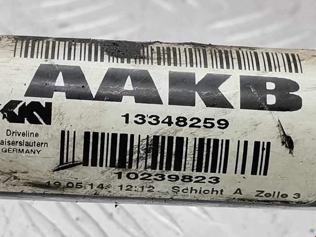 Полуось (привод, приводной вал) передняя левая OPEL Zafira C 2012-2019