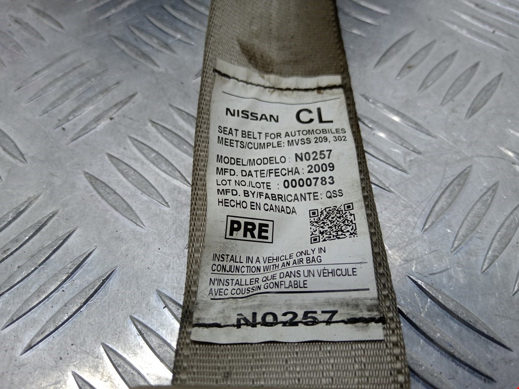 Ремень безопасности передний левый NISSAN Altima L32A 2007-2012