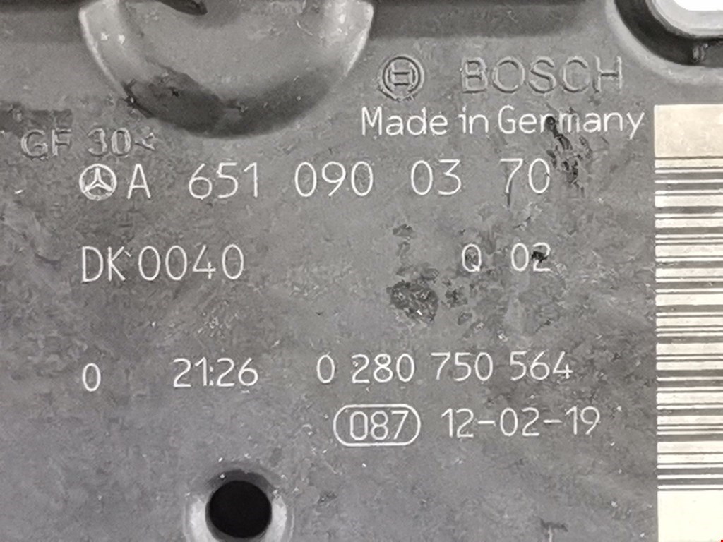 Заслонка дроссельная электрическая MERCEDES-BENZ E-Class W212, S212, C207 2009-2016