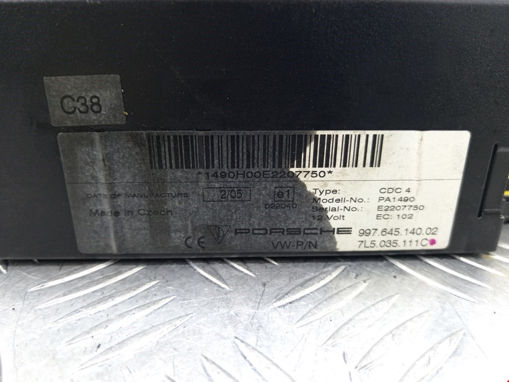 Ченджер компакт дисков PORSCHE Cayenne 955/957 2002-2010