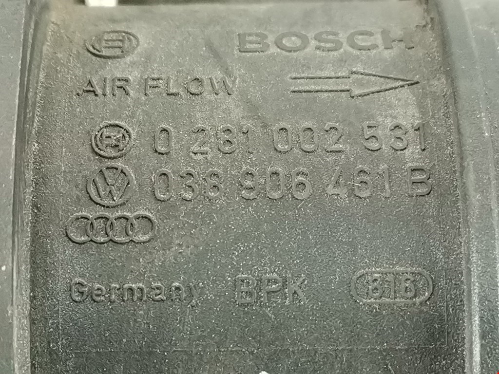 Расходомер воздуха (массметр, датчик ДМРВ) VOLKSWAGEN Touran 2003-2010