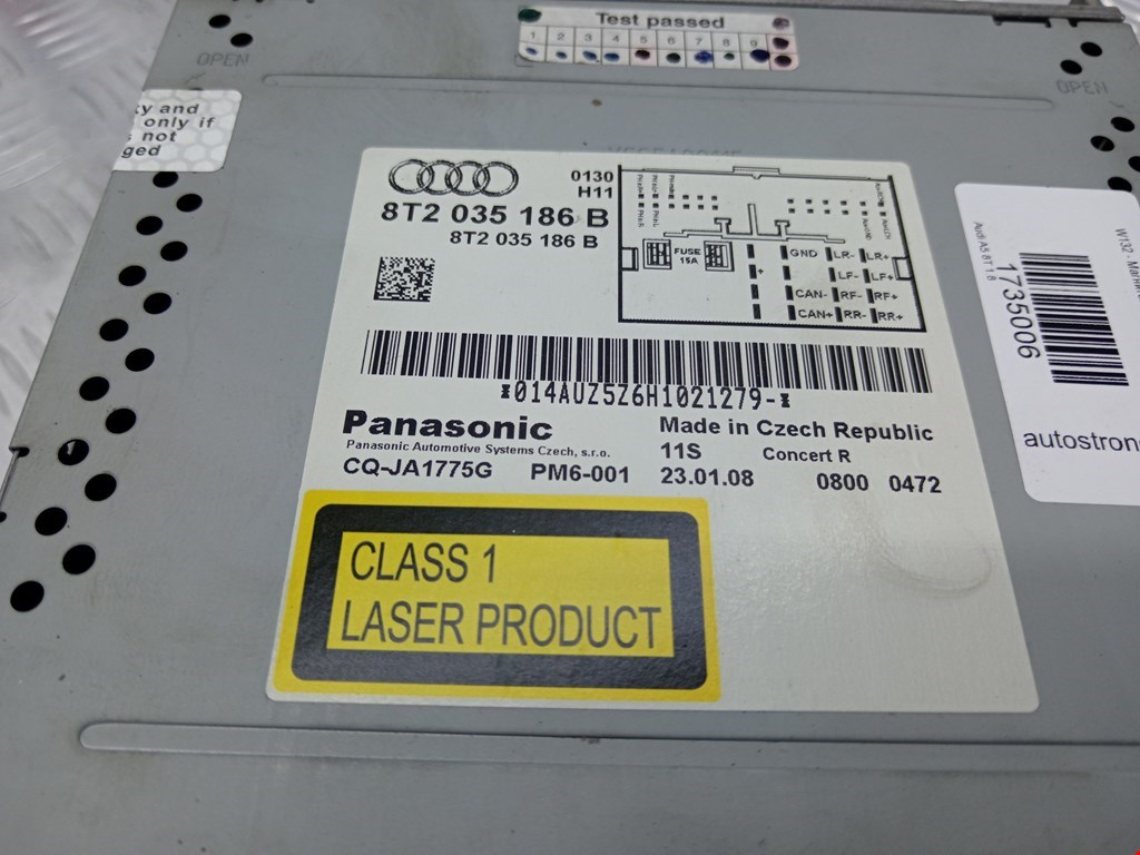 Магнитола AUDI A5 2007-2016