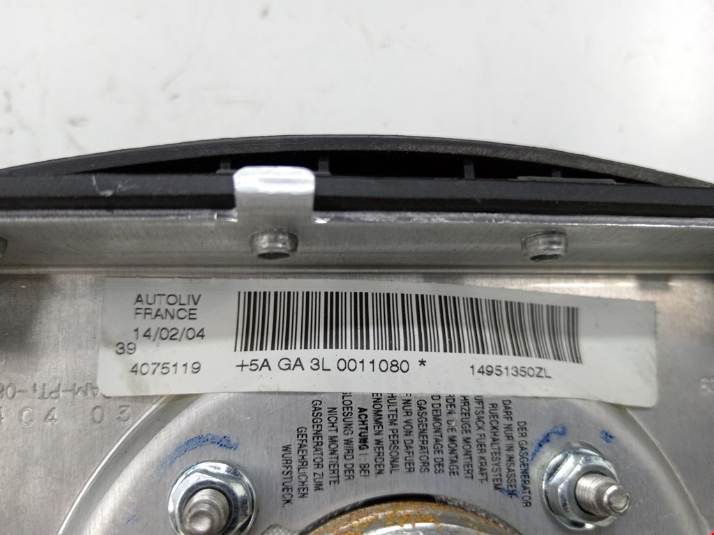 Подушка безопасности в рулевое колесо FIAT Scudo 1994-2007