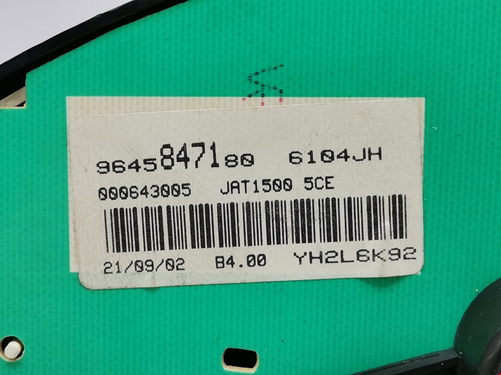 Панель приборов (щиток) PEUGEOT 206 1998-2012