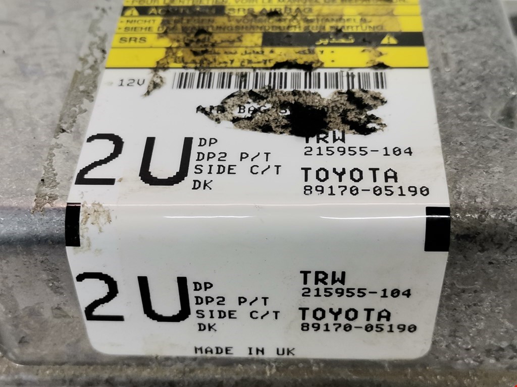 Блок управления AIR BAG TOYOTA Avensis 2003-2008