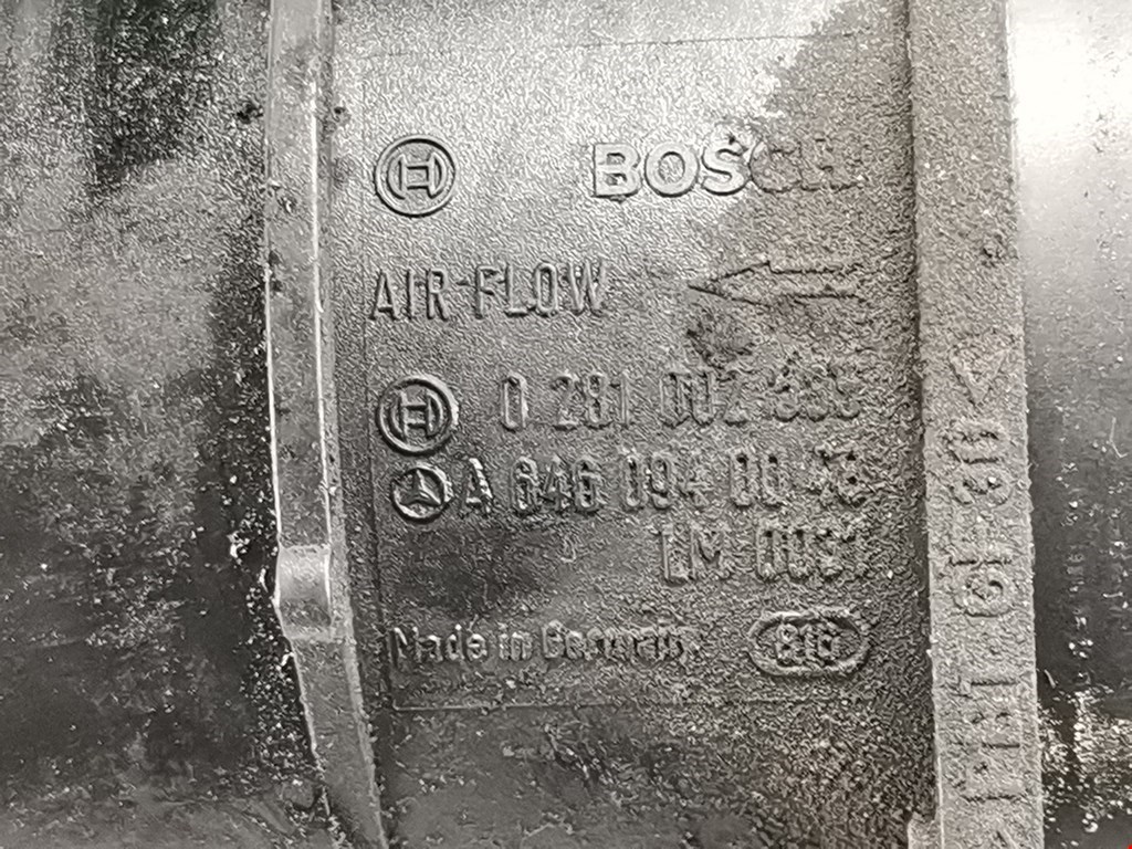 Расходомер воздуха (массметр, датчик ДМРВ) MERCEDES-BENZ CLC-Class CL203 2008-2011