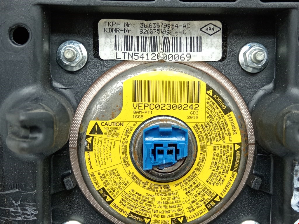 Подушка безопасности в рулевое колесо DACIA Sandero 2008-2012