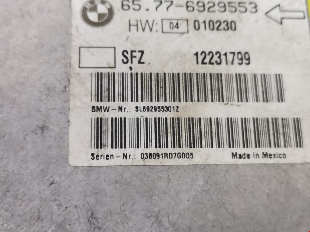 Блок управления AIR BAG BMW 7er 7 серия E65/E66 2001-2008