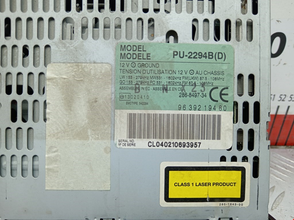 Магнитола CITROEN Berlingo 1996-2012