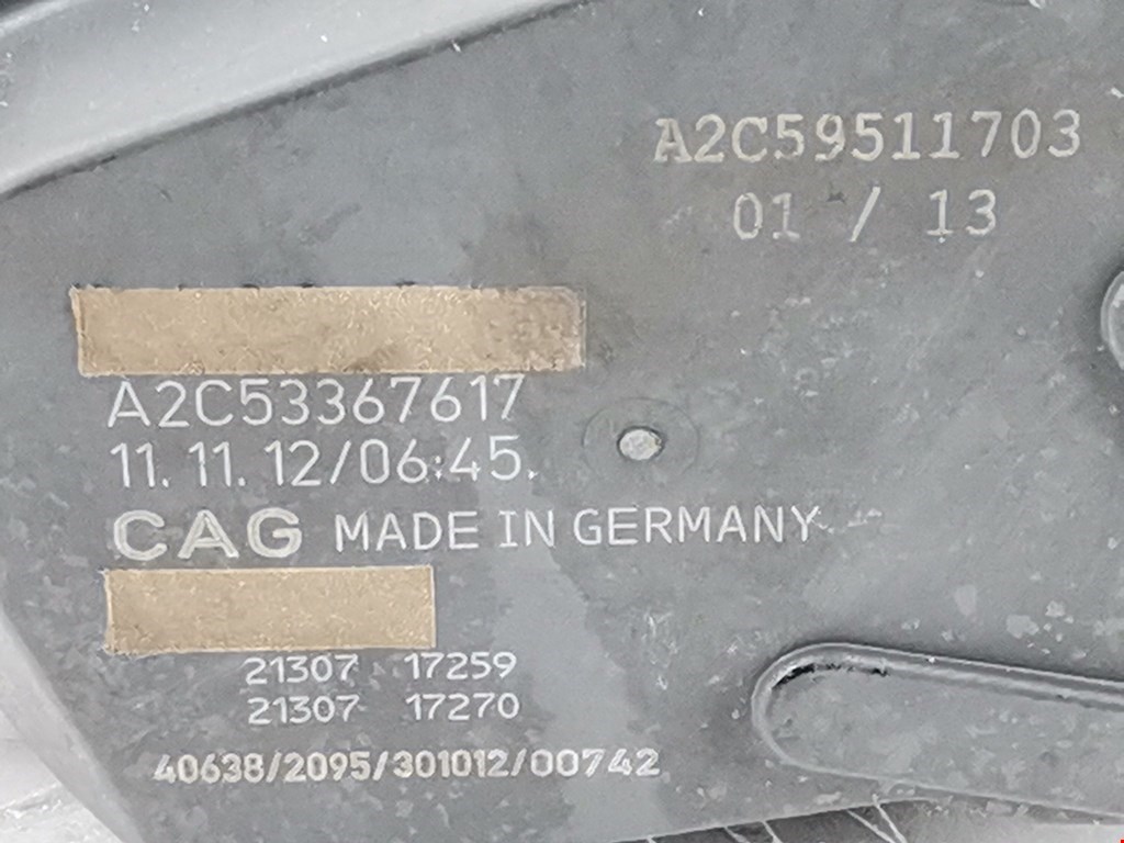 Заслонка дроссельная электрическая SKODA Fabia MK1 1999-2006