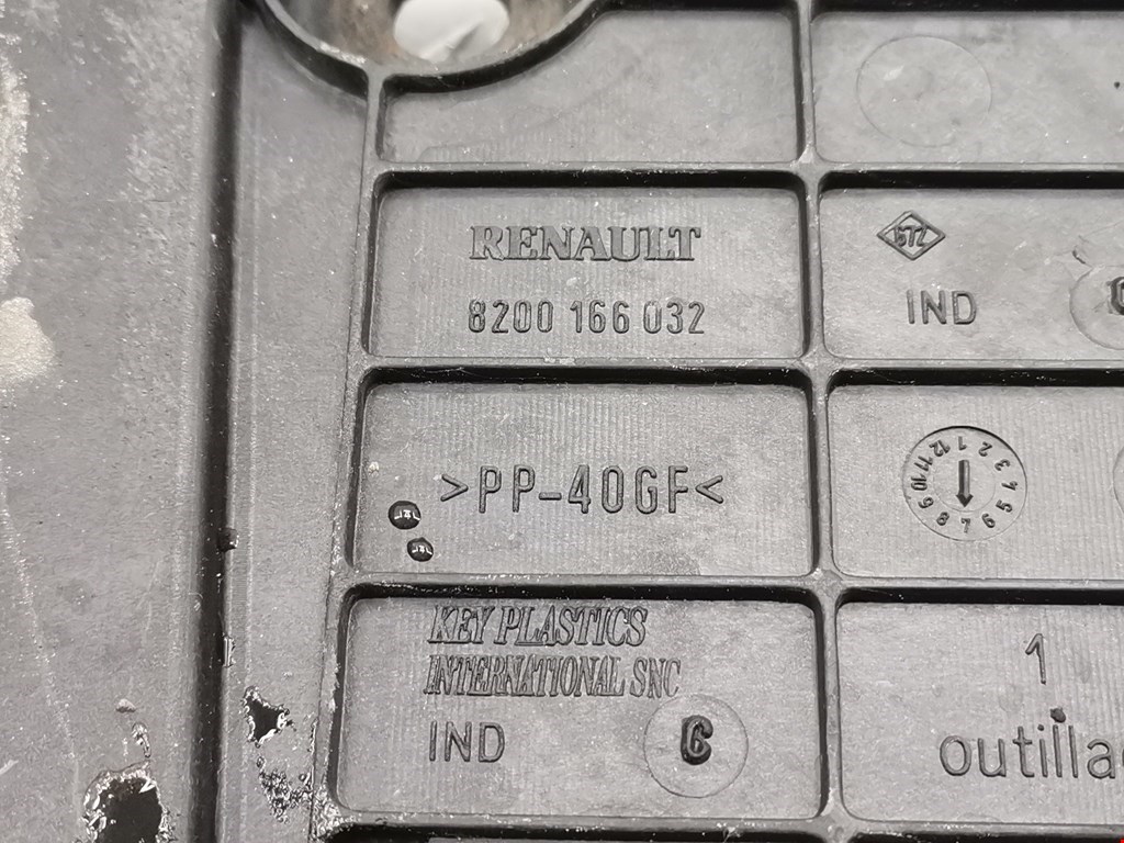 Крепление АКБ (корпус/подставка) RENAULT Megane II 2002-2009