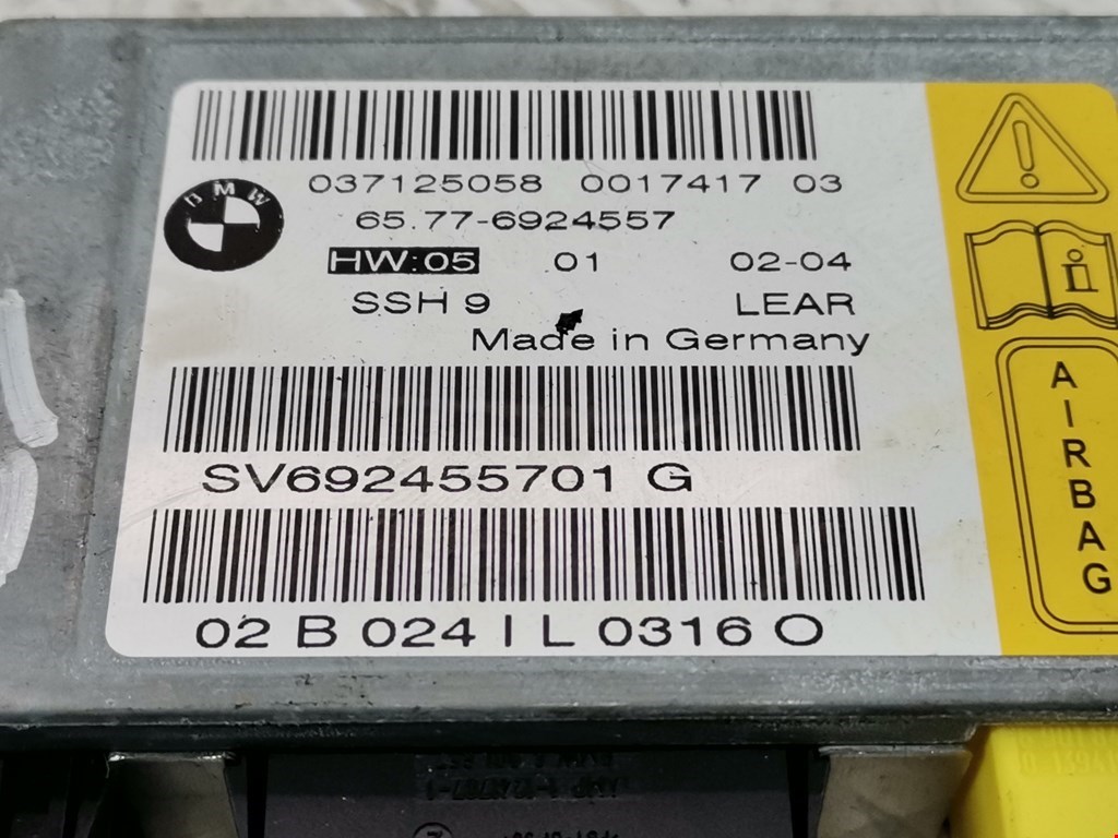 Блок управления AIR BAG BMW 7er 7 серия E65/E66 2001-2008