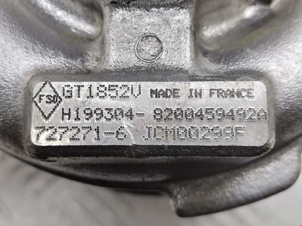 Турбина RENAULT Vel Satis 2002-2009