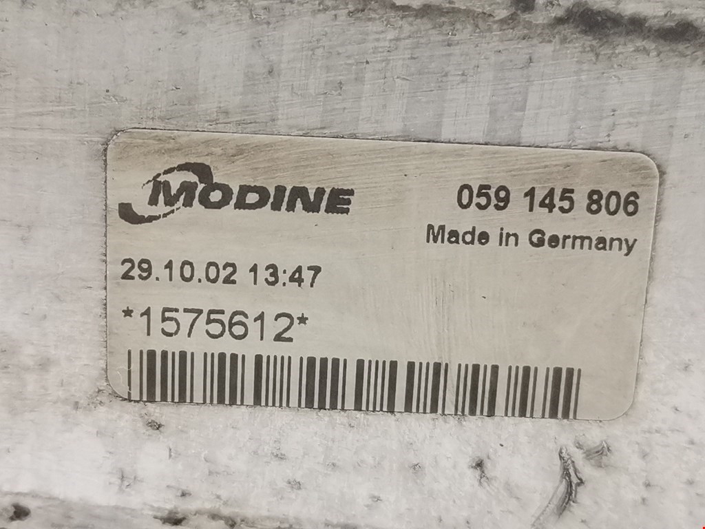 Интеркулер (радиатор интеркулера) VOLKSWAGEN Passat B5 1997-2005