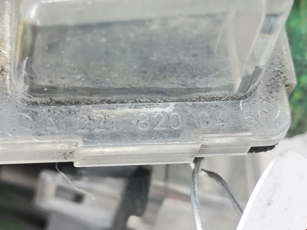 Фонарь подсветки номера MERCEDES-BENZ C-Class C-klasse W204 2007-2015