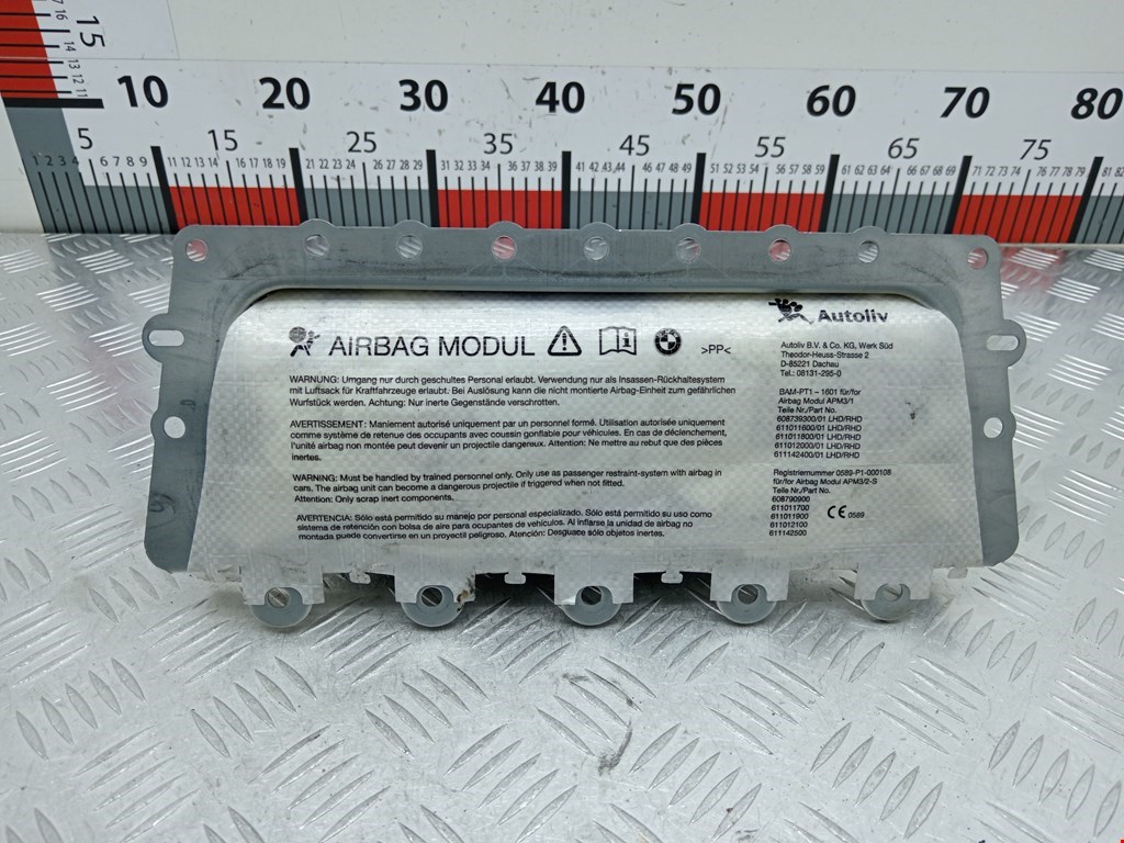 Подушка безопасности пассажирская (в торпедо) BMW 5er 5 серия F10/F11/F07 2009-2017