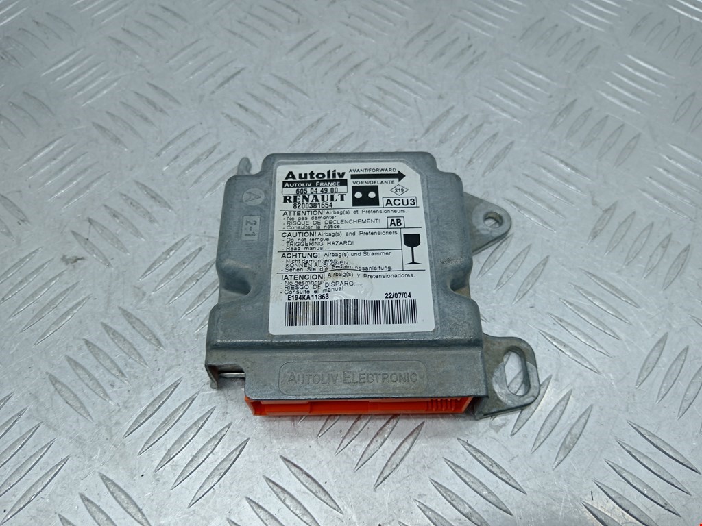 Блок управления AIR BAG RENAULT Kangoo 1997-2008