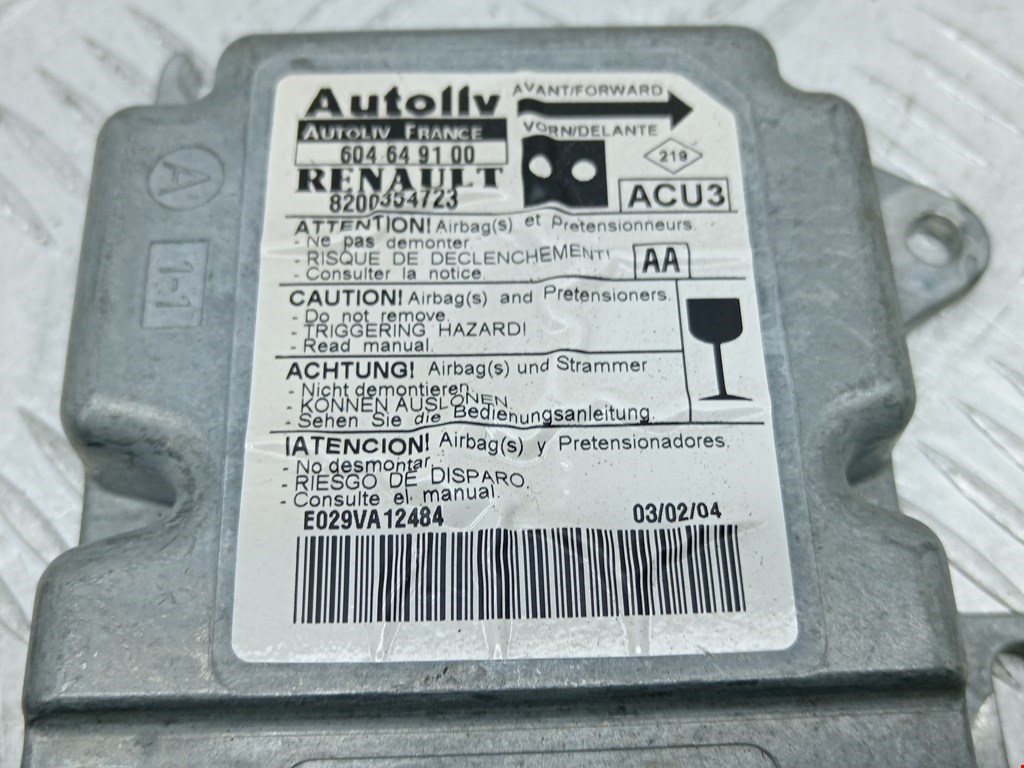 Блок управления AIR BAG RENAULT Kangoo 1997-2008