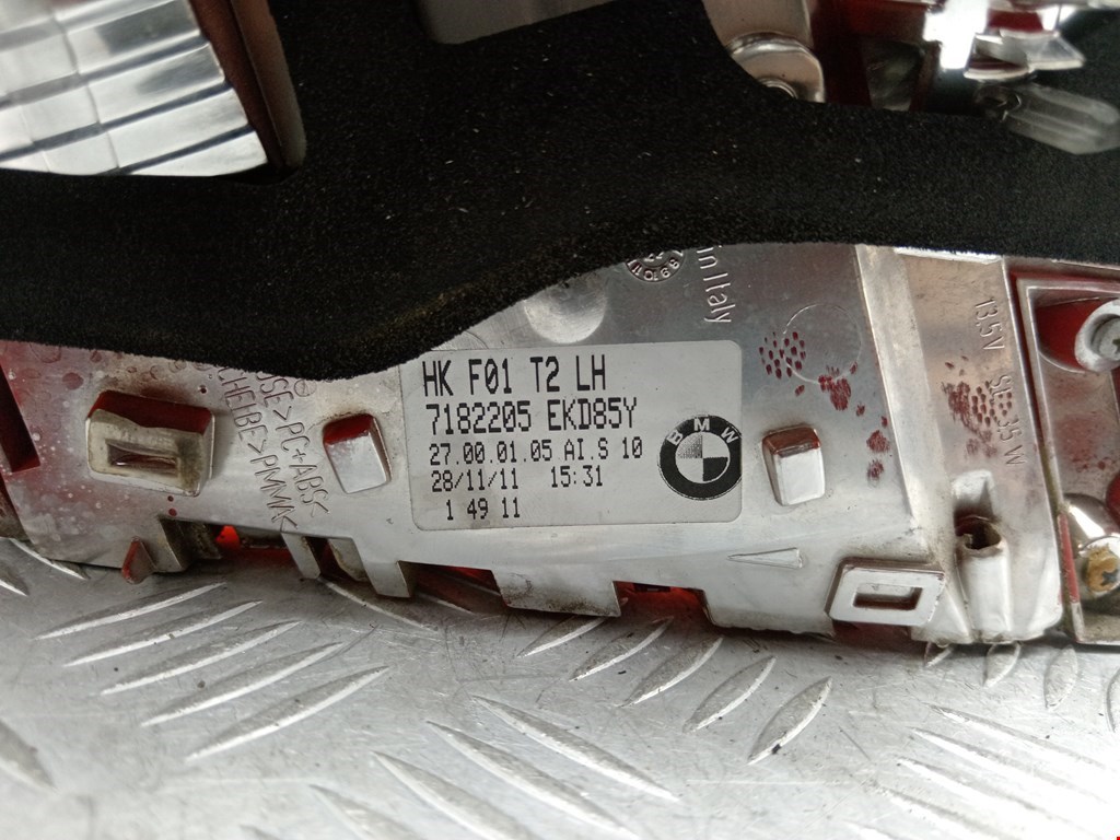 Фонарь задний внутренний левый BMW 7er 7 серия F01/F02/F04 2008-2015