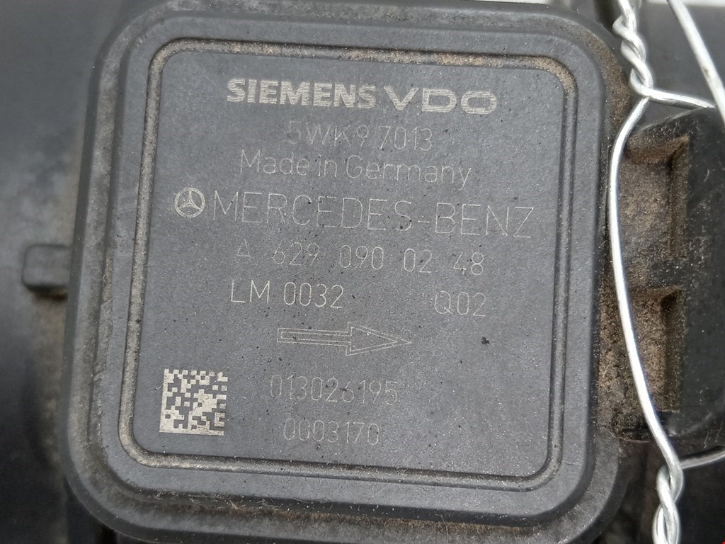 Расходомер воздуха (массметр, датчик ДМРВ) MERCEDES-BENZ M-Class W164 ML 2005-2011