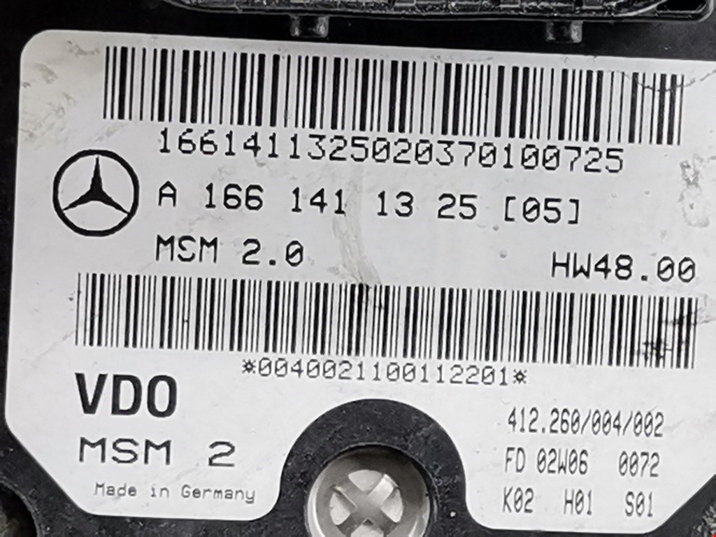 Заслонка дроссельная электрическая MERCEDES-BENZ A-Class W168 1997-2004