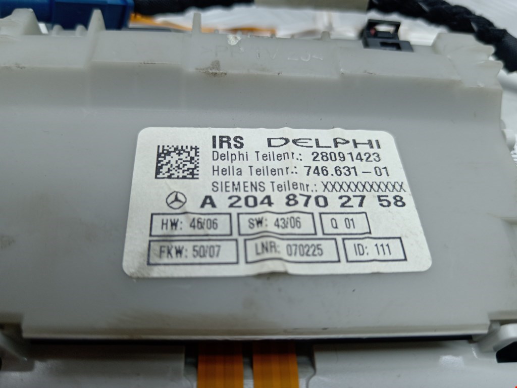 Плафон салонный (салона фонарь) MERCEDES-BENZ C-Class C-klasse W204 2007-2015