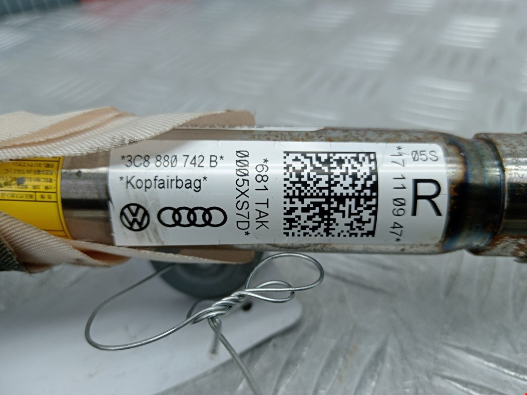 Подушка безопасности боковая (шторка) VOLKSWAGEN Passat CC 2008-2017