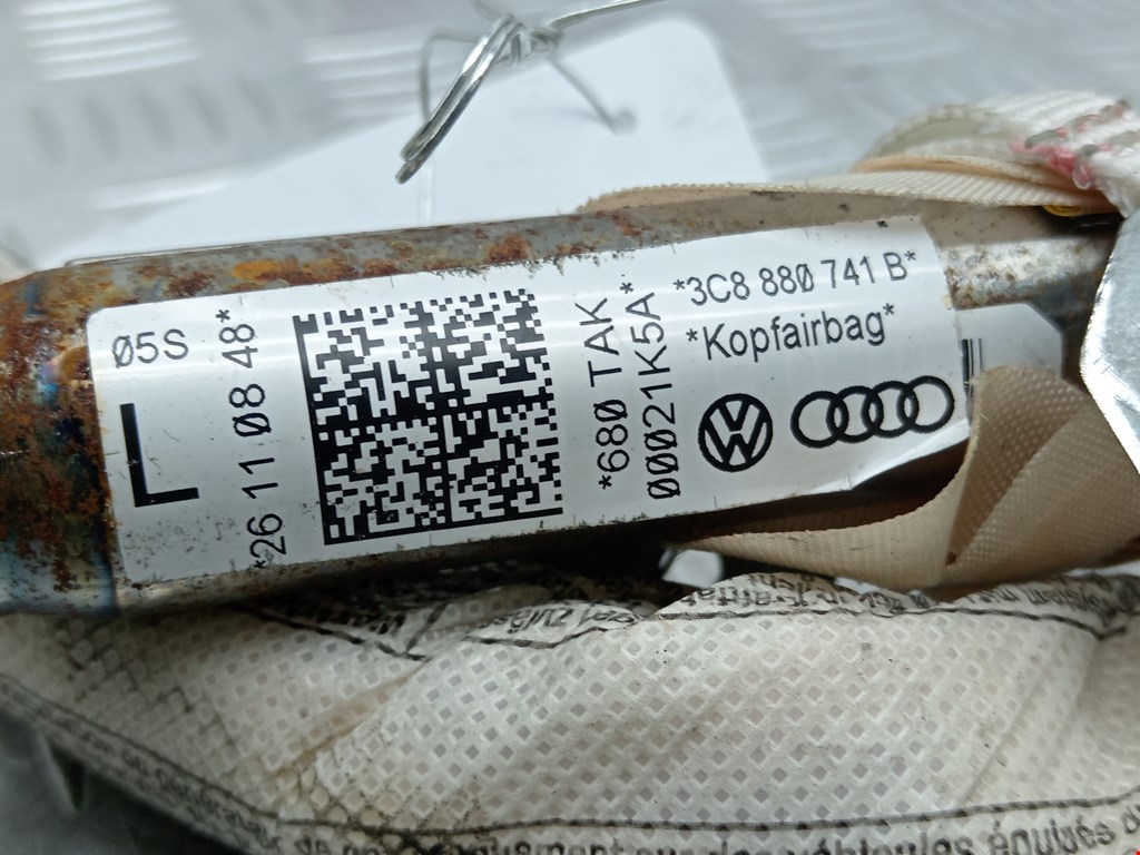 Подушка безопасности боковая (шторка) VOLKSWAGEN Passat CC 2008-2017